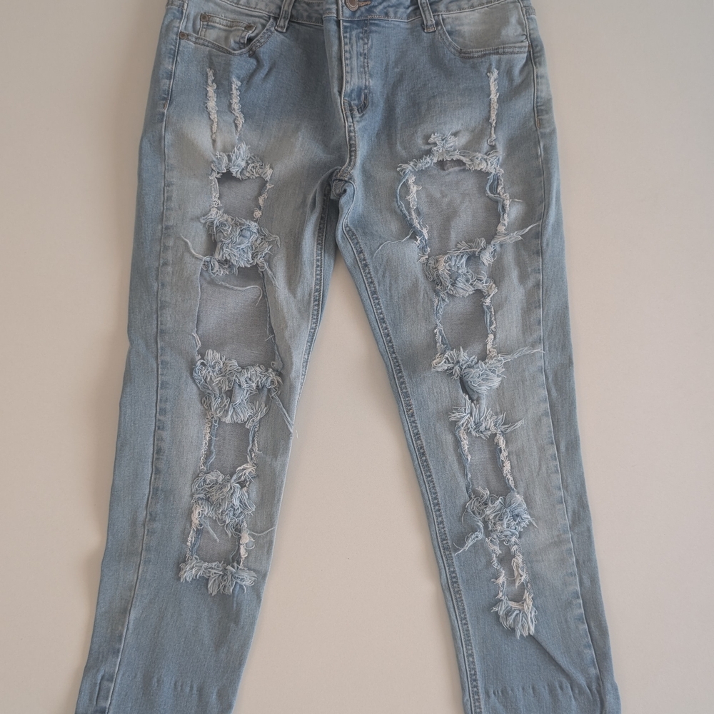 American Vintage Blue Ankle Cropped Jeans